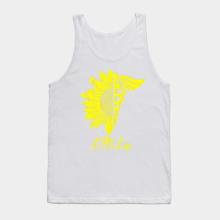 LPN Life Sunflower Gifts For Nursing Clinicals Nurse Week Tank Top